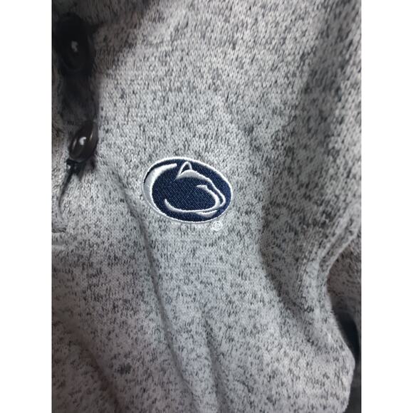 Champion Elite Men Penn State Fleece Quarter‎ Snap Up Pullover Sweatshirt Size M - Picture 5 of 8